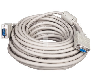 Kabel przedłużający SVGA Typ DSUB15/DSUB15, M/Ż beżowy 15m AK-310203-150-E