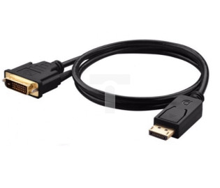 Kabel przyłącze wtyk DVI - wtyk Displayport 10,8Gb/s 4K 30Hz wideo HD 3D HDCP 1.4 DP14 /3m/