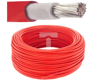 Kabel solarny fotowoltaiczny H1Z2Z2-K 1,0/1,5kV 6mm2 czerwony NEKU /50m/
