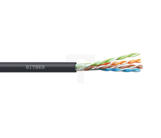 Kabel teleinformatyczny BiTLAN U/UTPw kat.5e 4x2x0,5 TI0012 outdoor /bębnowy/