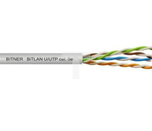 Kabel teleinformatyczny U/UTP kat.5e 4x2x0,5 155MHz Rentib TI0085 klasa Eca /100m/