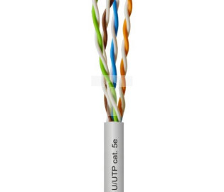 Kabel teleinformatyczny U/UTP kat.5e 4x2x24AWG 155MHz Rentib TI0085 klasa Eca /305m/