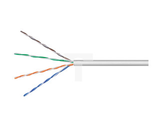 Kabel teleinformatyczny U/UTP kat.5e 4x2xAWG24/1 CCA 68710 /100m/