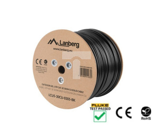 Kabel teleinformatyczny żelowany U/UTP kat.5e 4x2xAWG24 outdoor /305m/