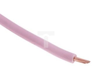 Kabel trzynormowy, dł. 100m 1,5 mm², 21 A, 1 kV DC, 600 V AC, Maks. +105C Różowy Zgodność z trzema normami, RS PRO
