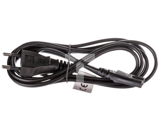Kabel zasilający EURO (do radia) CEE 7/16 - IEC 320 C7 1,75m S1111