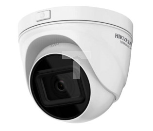 Kamera HiWatch IP kopułkowa 4.0 Mpix, Motozoom 2.8 - 12 mm, IR 30m, biała