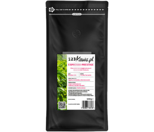 Kawa ziarnista, rzemieślnicza, świeżo palona Arabika i Robusta Espresso Prestige 1000g