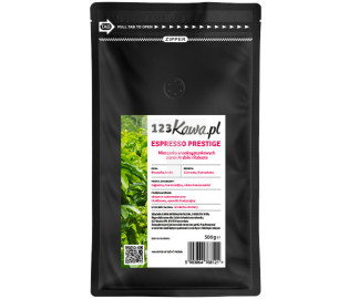 Kawa ziarnista, rzemieślnicza, świeżo palona Arabika i Robusta Espresso Prestige 500g