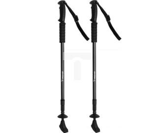 Kije trekingowe czarne + akcesoria 00008860