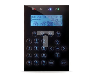 Klawiatura LCD dotykowa, kolor biały lub czarny, wyświetlacz LCD SMART CONCEPT (BIAŁY LUB CZARNY