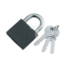 Kłódka żeliwna szara 63mm pudełko MN-02-263