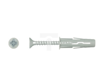 Kołek uniwersalny 10x36 z wkrętem 6x60 UNO-10+660 /100szt./