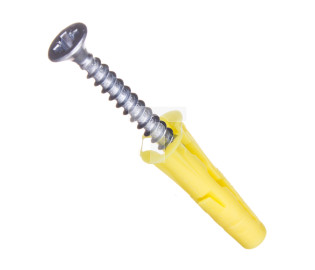 Kołek uniwersalny 5x24 z wkrętem 3,5x30 UNO-05+330 /100szt/