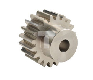 Koło zębate walcowe, moduł: 1, l.zębów: 12, śr. piasty: 9mm, śr. otworu: 5mm, Stal