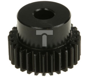 Koło zębate walcowe, moduł: 1, l.zębów: 28, śr. piasty: 22mm, śr. otworu: 8mm, Stal