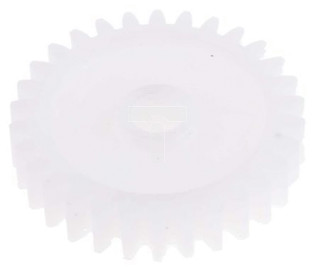 Koło zębate walcowe, moduł: 1, l.zębów: 30, śr. piasty: 14mm, śr. otworu: 6mm, POM