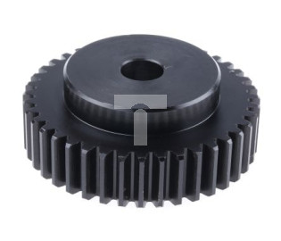 Koło zębate walcowe, moduł: 2, l.zębów: 40, śr. piasty: 55mm, śr. otworu: 15mm, Stal