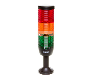 Kolumna sygnalizacyjna kompletna 70mm, 3 człony 24V DC czerwony-żółty-zielony TK-IK73L024XM01
