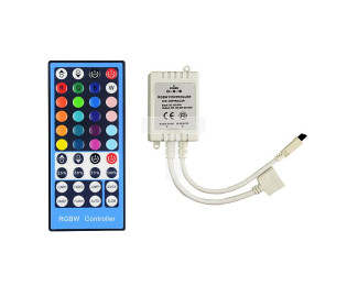 Kontroler RGBW 40 key IR do taśma led 8A 96W