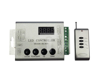 Kontroler sterownik RGB RF IC WS2811 4 przyciski 72W do 2048 pikseli Digital