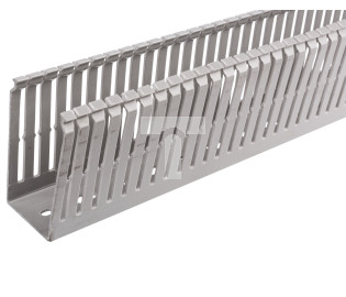 Korytko grzebieniowe 40x80x2000mm jasnoszare E154