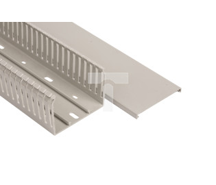 Korytko grzebieniowe 80x60x2000mm jasnoszare E64