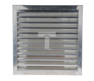 Kratka wentylacyjna, Srebrny, Aluminium, 497 x 497mm 32mm