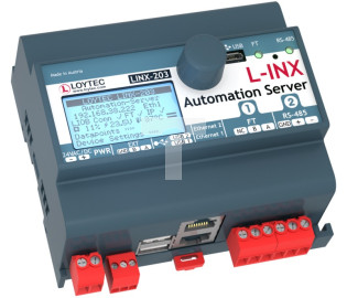 LINX-203 LOYTEC Serwer automatyki BACnet z LIOB-Connect, B-BC, z wbudowanym routerem BACnet/IP do MS/TP