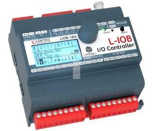 LIOB-184 LOYTEC Sterownik wejścia / wyjścia LIOB-FT: 7 UI, 4 AO, 7 DO (5 x Relay 6 A, 2 x Triac 0.5 A), 1 czujnik ciśnienia