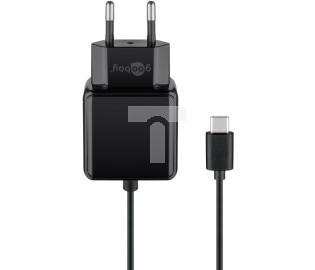 Ładowarka USB-C™ 3,0A (15W) czarna 1,5m 45040