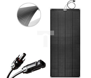 Ładowarka solarna przenośny panel słoneczny do akumulatorów 12V 200W IP67 w zestawie z nitami do montażu i kablem MC4 NEO 90-144