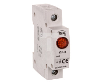 Lampka modułowa LED czerwona KLI-R 230V AC 23320