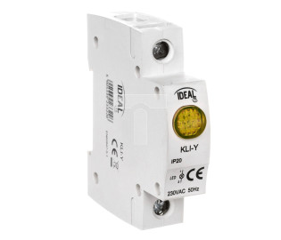Lampka modułowa LED żółta KLI-Y 230V AC 23322