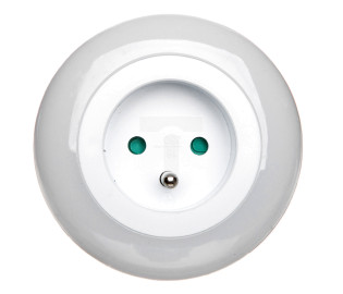 Lampka nocna LED 0,63W z czujnikiem zmierzchu + gniazdo 230V P3307