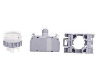 Lampka sygnalizacyjna 22mm biała 24-230V AC/DC IP65 SP22-LB-LED-UNIAC/DC