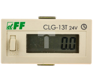 Licznik czasu pracy 4-30V DC 6 znaków cyfrowy tablicowy 48x24mm CLG-13T-24V