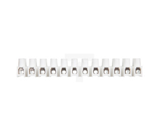 Listwa zaciskowa gwintowa 12-torowa 10mm2 biała LTA12-10 22512216