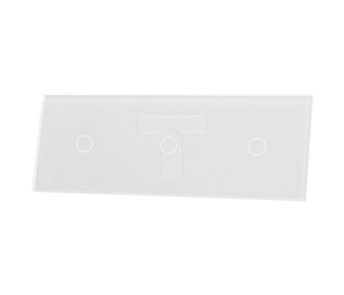 Livolo BIAŁY PANEL SZKLANY 1+1+1 70111-61