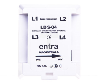 Lokalny dystrybutor sygnału /komutator/do serii DX5100 biały LDS-04 ENT10000289