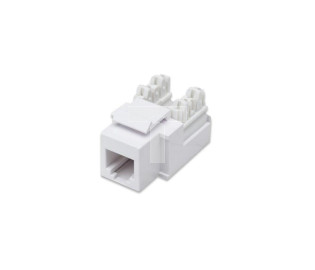 MODUŁ KEYSTONE RJ11/12 BIAŁY