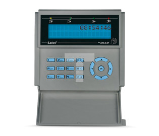 Manipulator LCD z czytnikiem kart zbliżeniowych niebieskie podświetlenie szara obudowa ACCO-KLCDR-BG