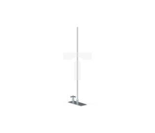 Maszt odgromowy z podstawą metalową 200x250mm aluminiowy 43.3/M AL /3m/ /94383009/