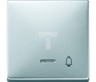 Merten System D Klawisz /dzwonek/ z lampką sygnalizacyjną aluminiowy MTN437860