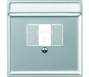 Merten System D Płytka centralna uniwersalna aluminium MTN297860
