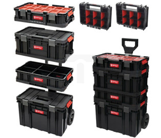 Mobilny warsztat Organizer Plus z pojemnikami 526x307x125mm 14,3l PROMO SET I 6in1 Z252597PG002 Qbrick