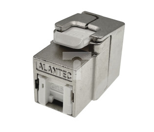 Moduł keystone RJ45 beznarzędziowy STP kat.6A PoE+ Podw. par. transmisyjne ALANTEC MB005-1