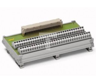 Moduł przejściowy z wtykiem nożowym C 64-biegunowy 289-523