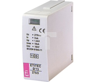 Moduł wymienny ogranicznika przepięć T3 (D) MOD.ETITEC D T3 275/3 002440421