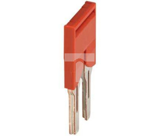 Mostek grzebieniowy 2-torowy 6mm2 czerwony NSYTRAL62 /50 szt./
